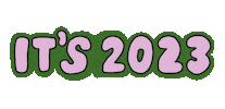 New Year January Sticker
