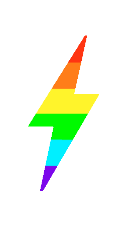 Rainbow Color Sticker by Mar Toledano Studio