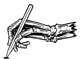 Hand Drawing Art Sticker