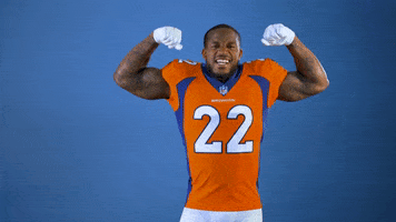 Yell Lets Go GIF by Broncos