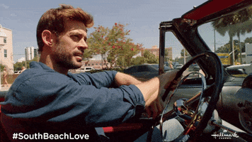 Driving William Levy GIF by Hallmark Channel