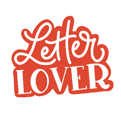 Lettering Sticker