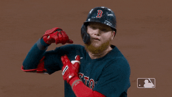 Flexing Boston Red Sox GIF by MLB