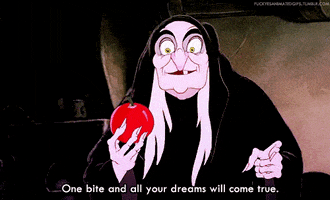 snow white and the seven dwarfs apple GIF