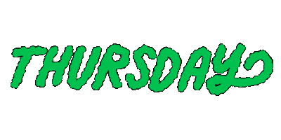 Days Of The Week Thursday Sticker