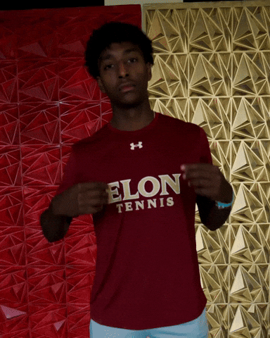 Elon Mens Tennis GIF by Elon Phoenix