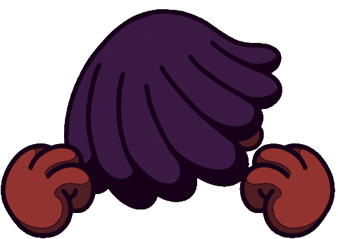 Emote Black Art Sticker