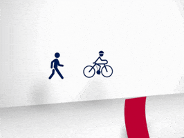 Walk. Bike. Safe. Texas GIF