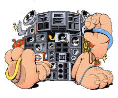 Speakers Singularity Sticker by BIG FAT RAVE