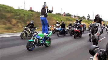 Motorcycle Standing GIF