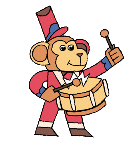 Monkey Lego Sticker