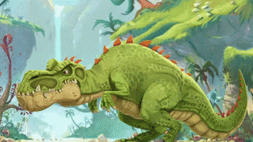 Jumping T-Rex GIF by Gigantosaurus