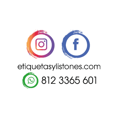 Etiquetas y Listones Sticker