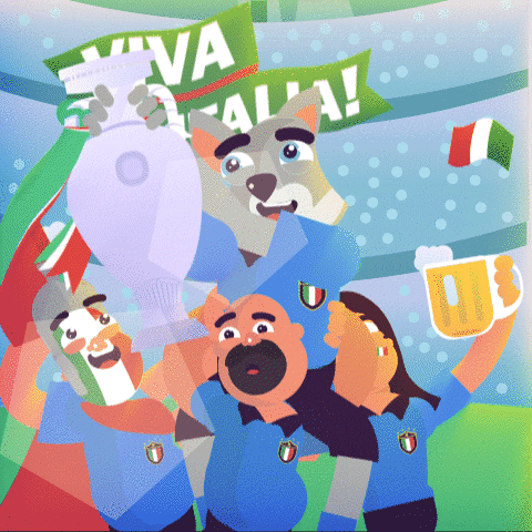 Italy Victory GIF by Manne Nilsson