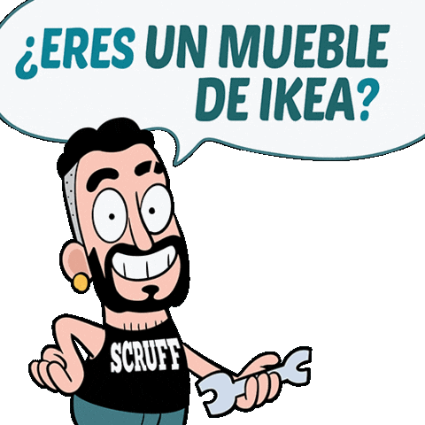 Ikea Scruff Latino Sticker by SCRUFF