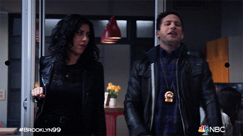 Nbc Hello GIF by Brooklyn Nine-Nine by brooklynninenine