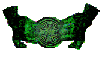 Glitch Internet Sticker