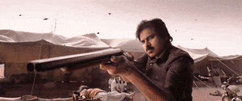 Pawan Kalyan Power GIF by Sharat North America Exhibition