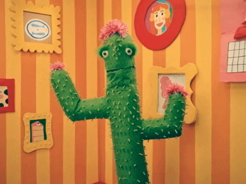 Did You Hear That Cactus GIF by Happy Place - Find & Share on GIPHY