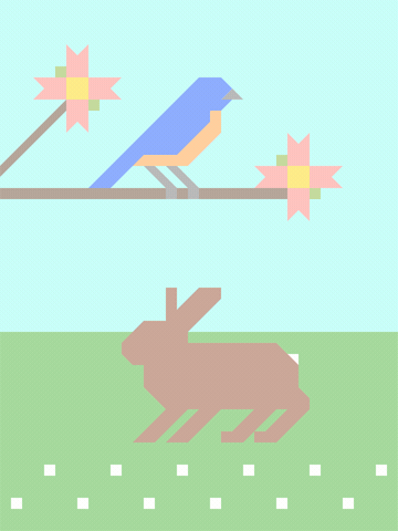 Flowers Rabbit GIF by Trevor Anderson