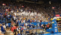 Fans Go Wild Showing Their Support Ahead of Kansas College Basketball Game