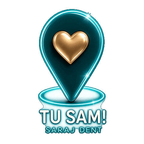 Location Pin Sticker by Saraj dent