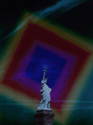 statue of liberty animation GIF by weinventyou