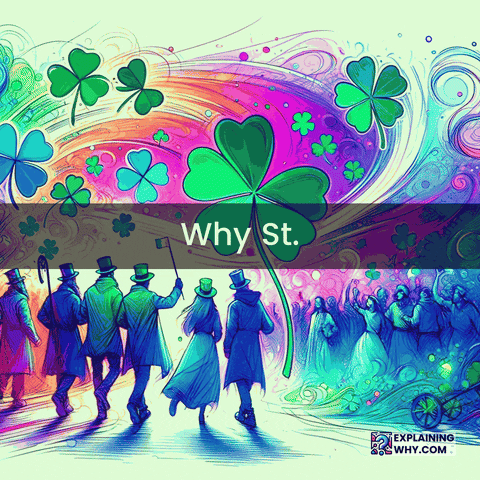 Saint Patrick Ireland GIF by ExplainingWhy.com