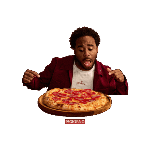 Wood Fired Pizza Fire Sticker by DiGiorno