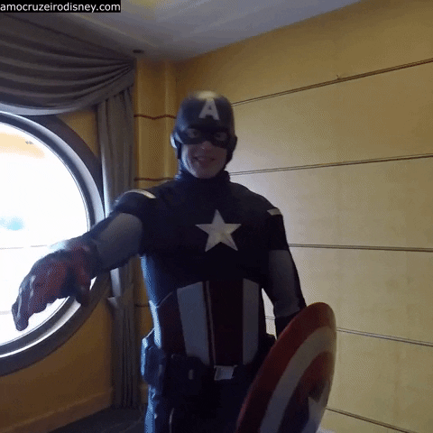 Captain America Marvel GIF by Amo Cruzeiro Disney