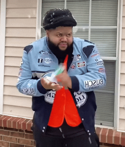 Black Man Smoking GIF