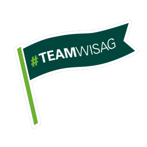 Team Flag Sticker by WISAG