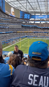 Fight Breaks Out Between Chargers and Raiders Fans at SoFi Stadium