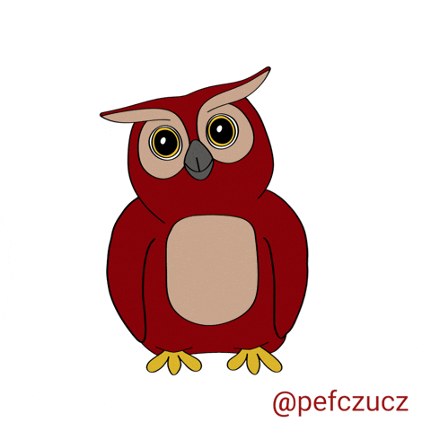 Owl Thumb GIF by Provozně ekonomická fakulta ČZU