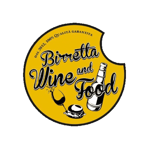 Birretta and Wine Sticker