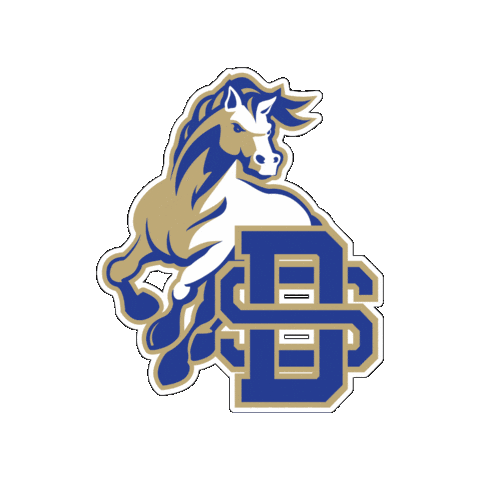 Mustangs Sticker by Divine Savior Academy