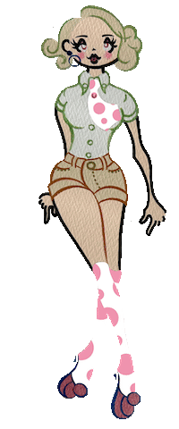 Girl Fashion Sticker