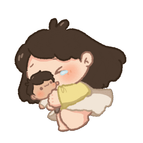 Sad I Love You Sticker by Cosytales