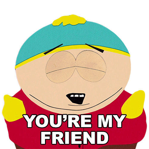 Eric Cartman Friend Sticker by South Park