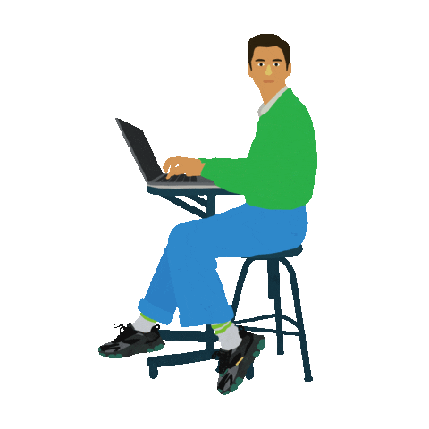 Working Sticker by kmong