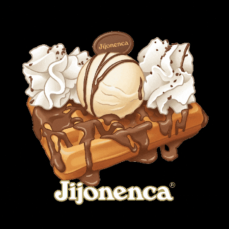 Icecream Waffle GIF by Jijonenca