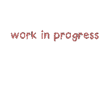 Work In Progress Love Sticker by ArtCloud.lk