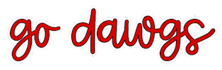College Football Georgia Sticker