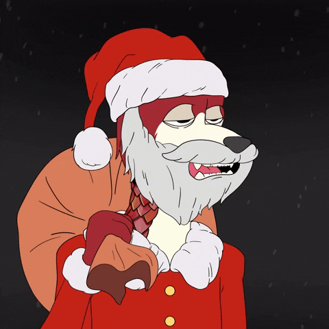 Happy Merry Christmas GIF by High Street Wolf Society