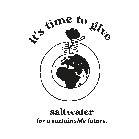 World Give Sticker by Saltwater-Shop.com