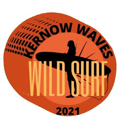 Kernow Waves Surf Clothing Sticker