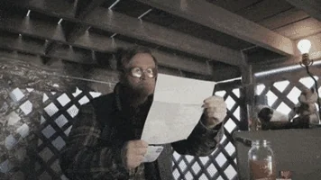  shocked reading read bubbles letter GIF