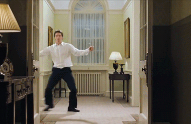 Hugh Grant Dancing GIF - Find & Share on GIPHY