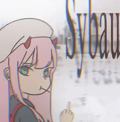 Darling Middle Finger GIF