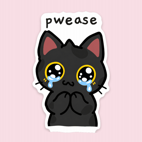Black Cat Please GIF by Dicey Together